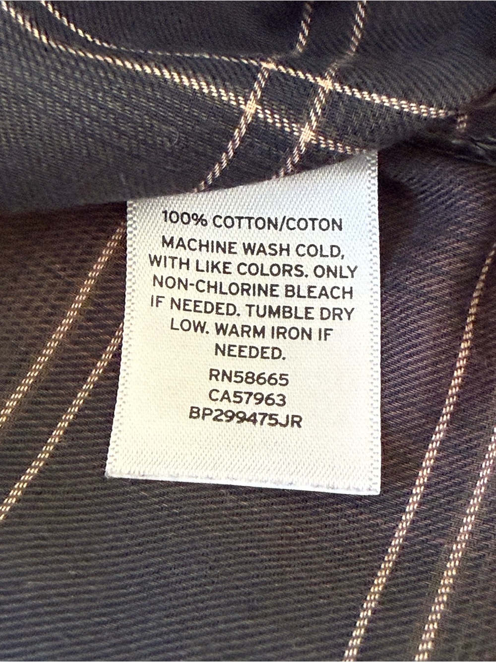 Nordstrom Plaid Button-Down Shirt in Brown and Gray - Picture 9 of 9